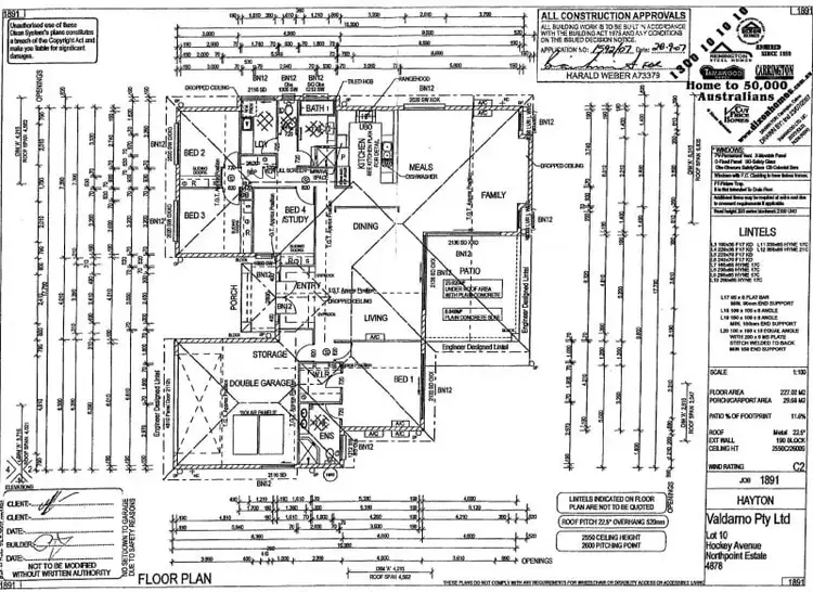 Floorplan of Homely house listing, 20 Hockey Av, Smithfield QLD 4878