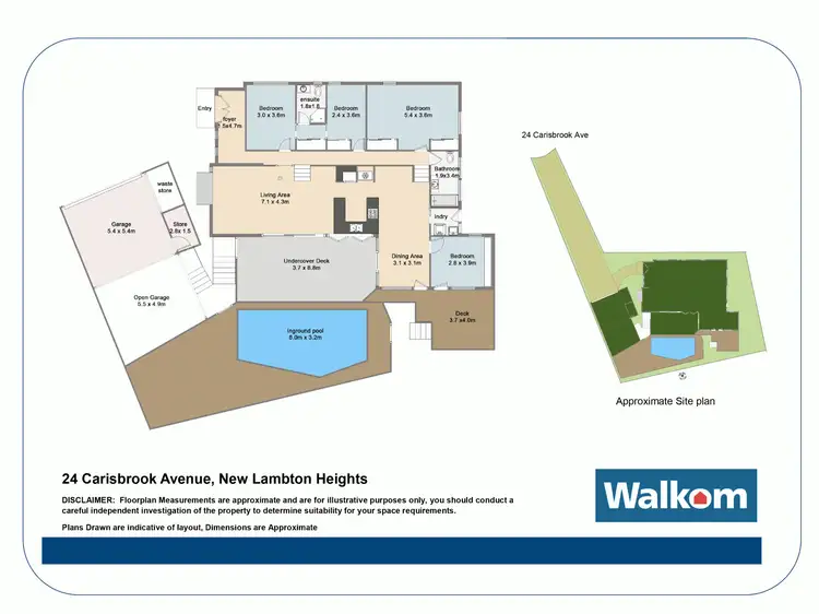 Floorplan of Homely house listing, 24 Carisbrooke Avenue, New Lambton Heights NSW 2305