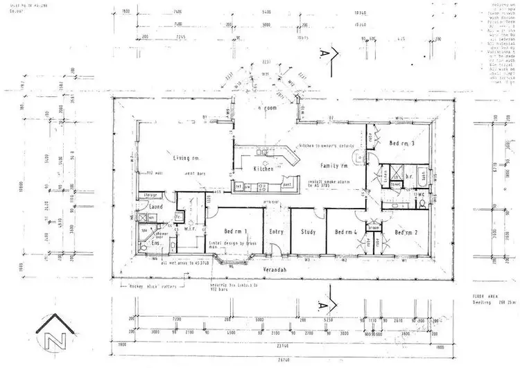 Floorplan of Homely rural property listing, 2724 Ellengerah Rd, Warren NSW 2824