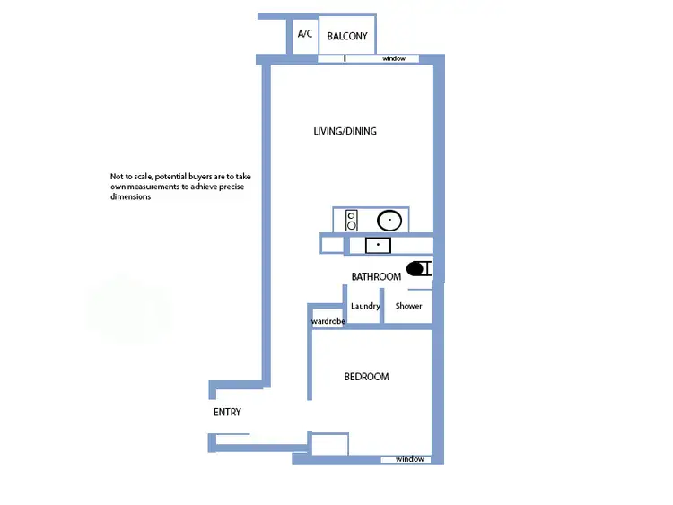 Floorplan of Homely apartment listing, 2506/288 Spencer St, Melbourne VIC 3000