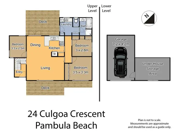 Floorplan of Homely house listing, 24 Culgoa Crs, Pambula Beach NSW 2549