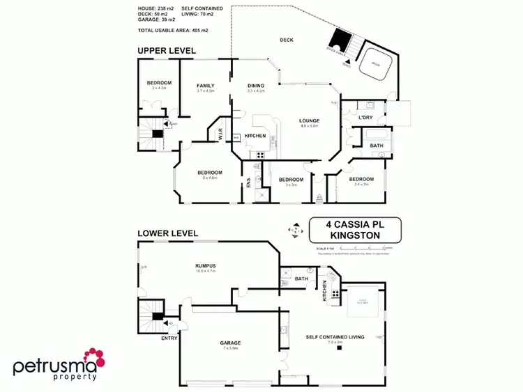 Floorplan of Homely house listing, 4 Cassia Place, Kingston TAS 7050
