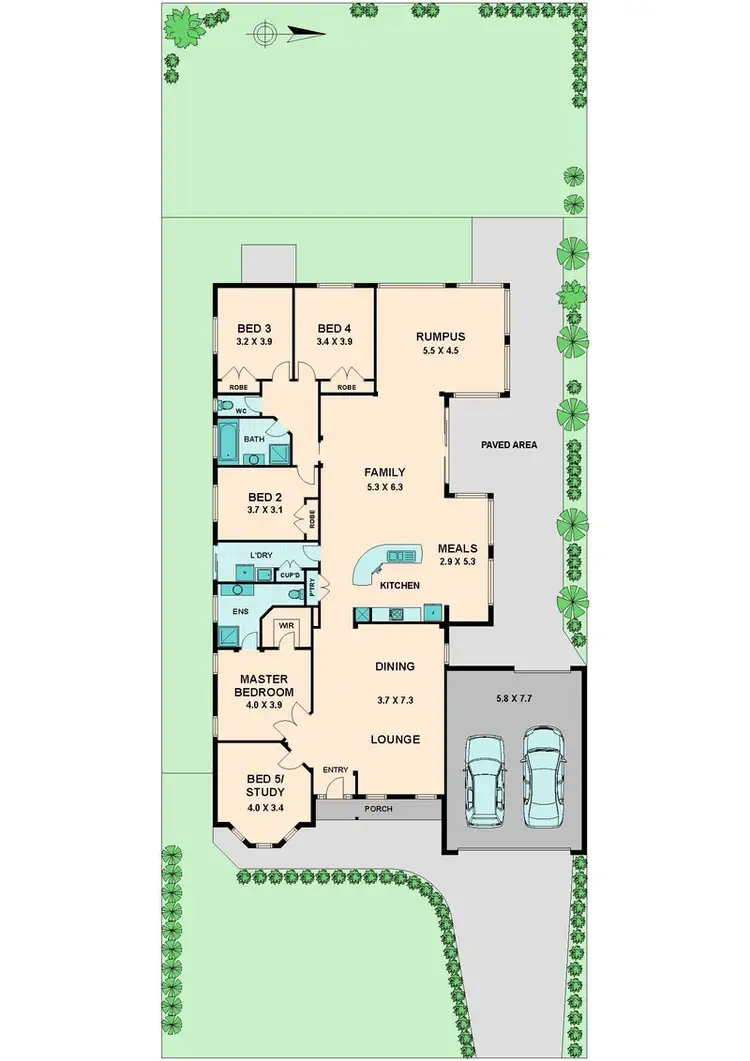 Floorplan of Homely house listing, 3 POA PLACE, Wallan VIC 3756