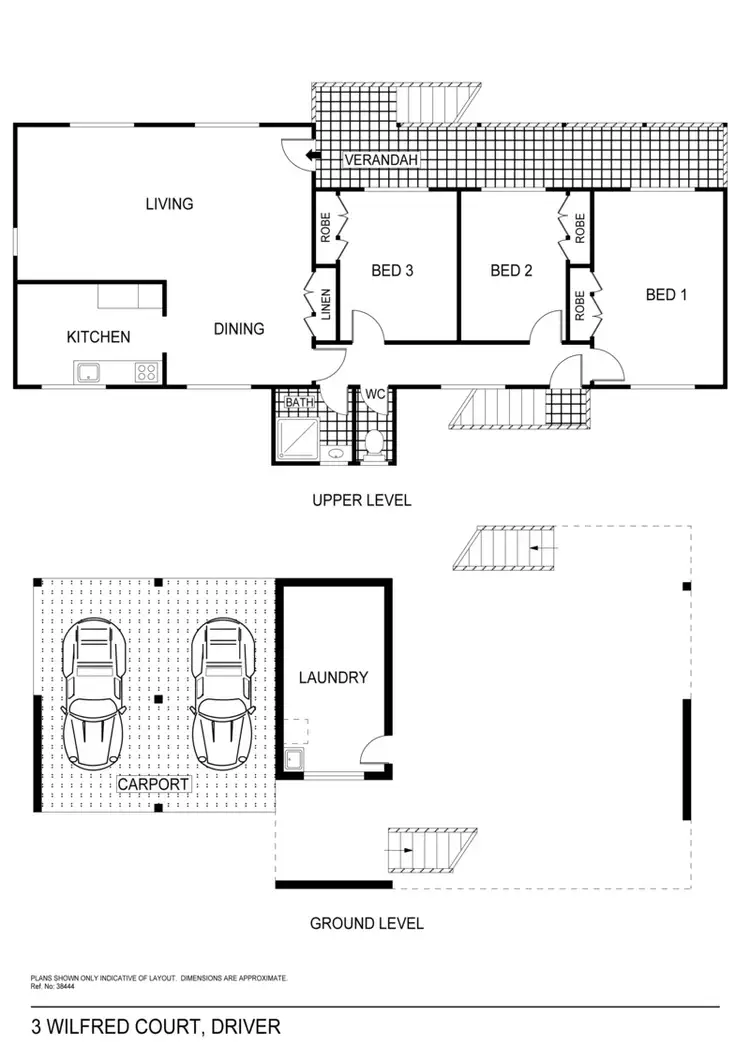 Floorplan of Homely house listing, 3 Wilfred Court, Driver NT 830