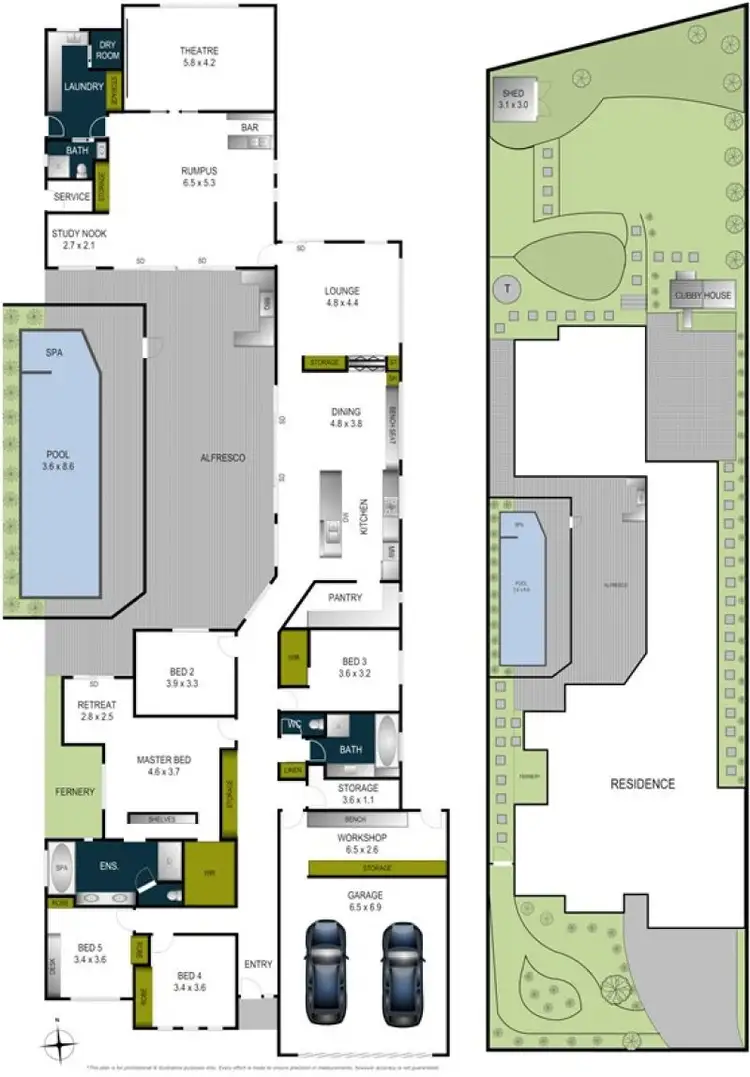 Floorplan of Homely house listing, 18 Esperence Crescent, Highton VIC 3216