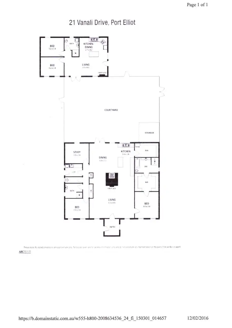 Floorplan of Homely house listing, 21 Vanali Drive, Port Elliot SA 5212