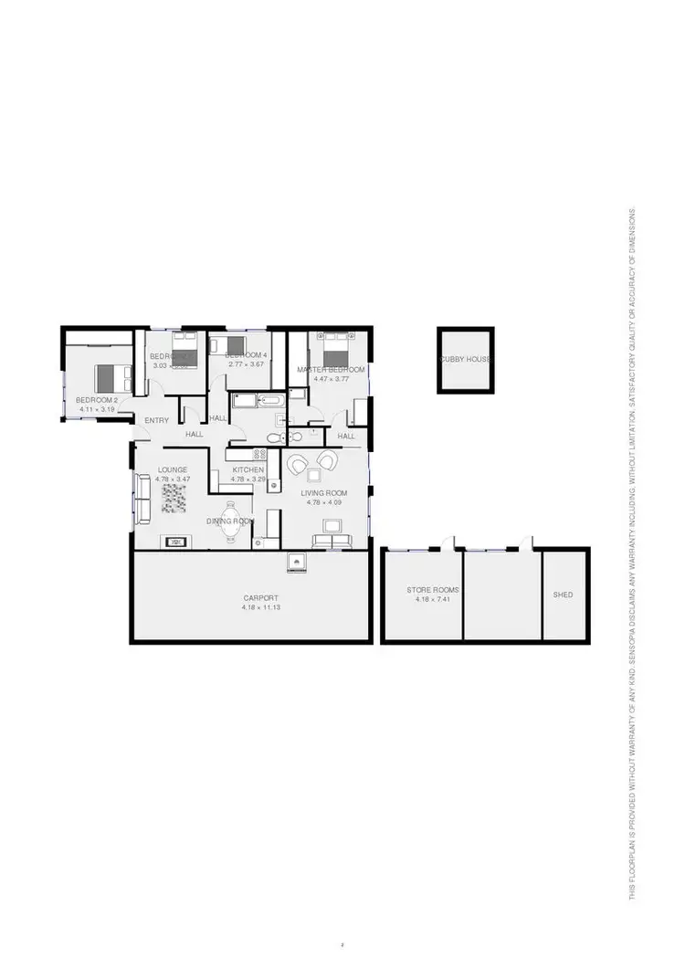 Floorplan of Homely house listing, 21 Woolwich Drive, Mulgrave VIC 3170