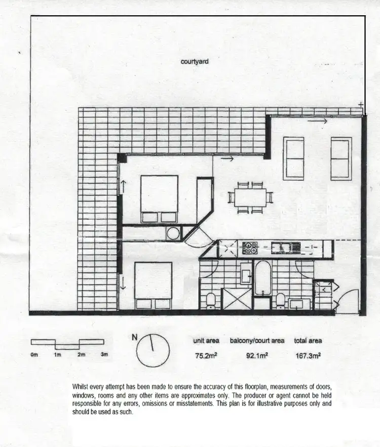 Floorplan of Homely unit listing, 1/2-4 Samada Street, Notting Hill VIC 3168
