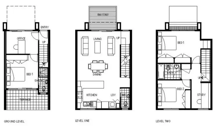 Floorplan of Homely townhouse listing, 9/4 Wests Road, Maribyrnong VIC 3032