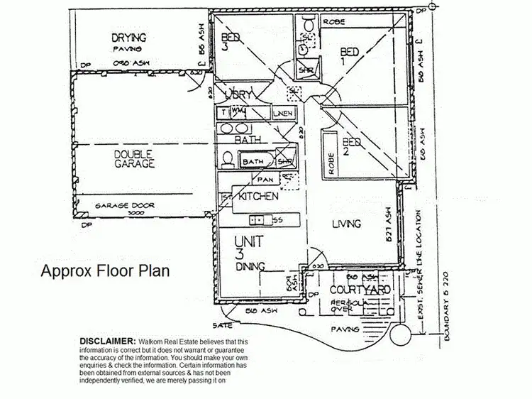 Floorplan of Homely townhouse listing, 3/52 Winsor Street, Merewether NSW 2291