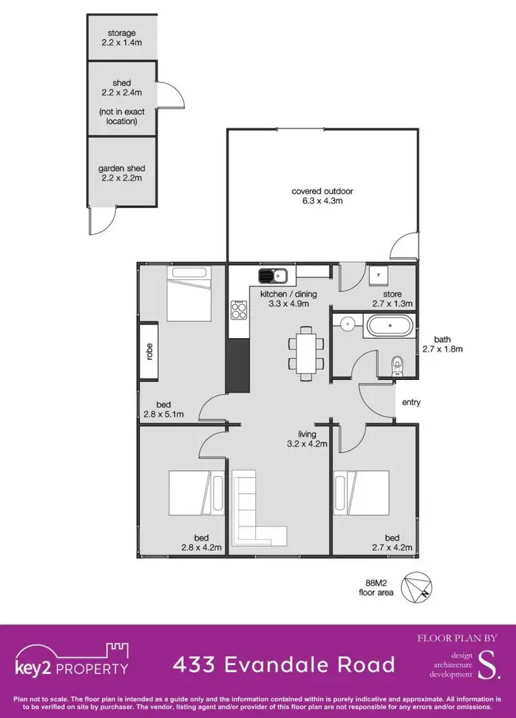 Floorplan of Homely house listing, 433 Evandale Road, Western Junction TAS 7212