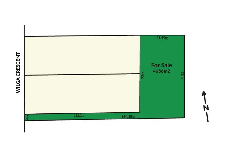 Floorplan of Homely land listing, 23 Wilga Crescent, Traralgon VIC 3844