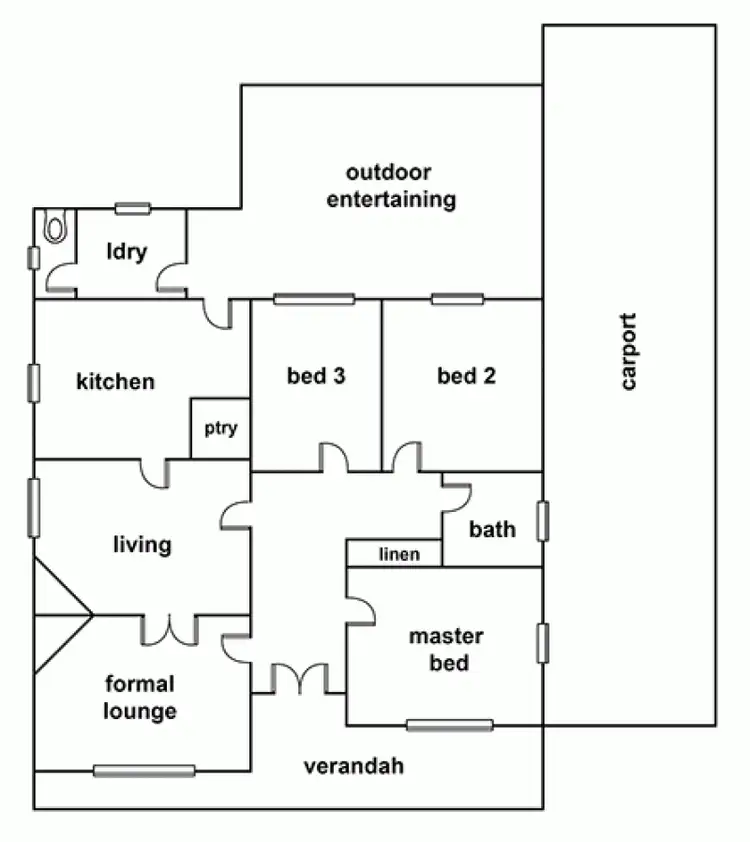 Floorplan of Homely house listing, 29 Natimuk Road, Horsham VIC 3400