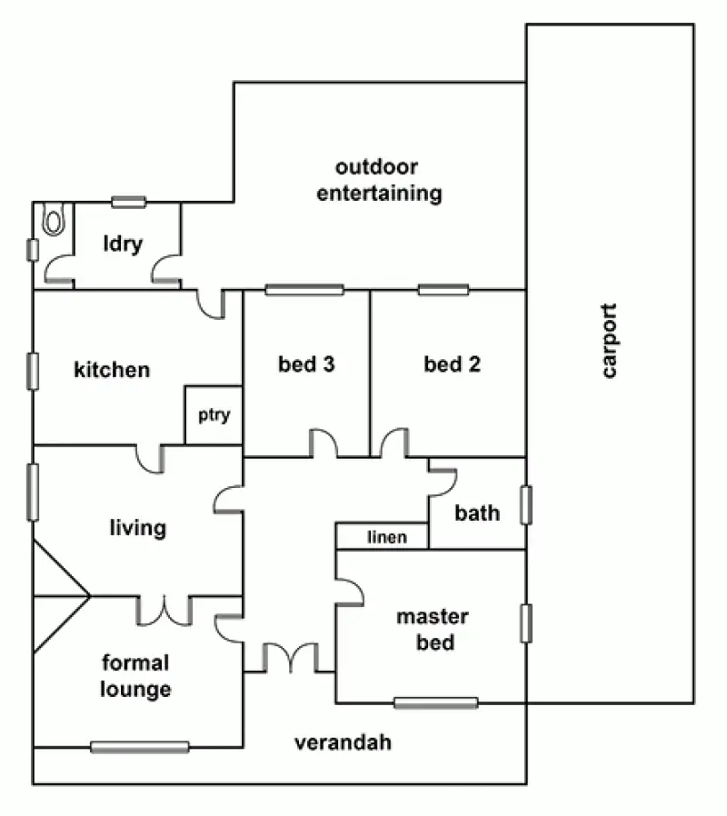 Floorplan of Homely house listing, 29 Natimuk Road, Horsham VIC 3400