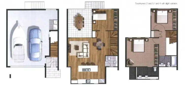 Floorplan of Homely townhouse listing, 3/4 Kates Street, Morningside QLD 4170
