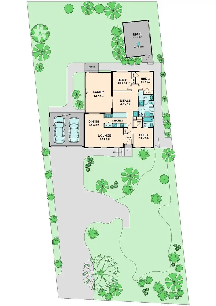 Floorplan of Homely house listing, 18 CLUB PARADE, Kilmore VIC 3764