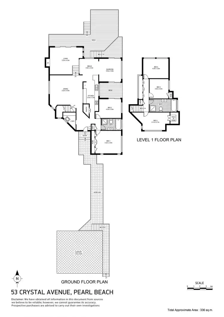 Floorplan of Homely house listing, 53 Crystal Avenue, Pearl Beach NSW 2256