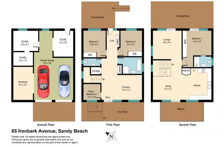 Floorplan of Homely house listing, 65 Ironbark Avenue, Sandy Beach NSW 2456