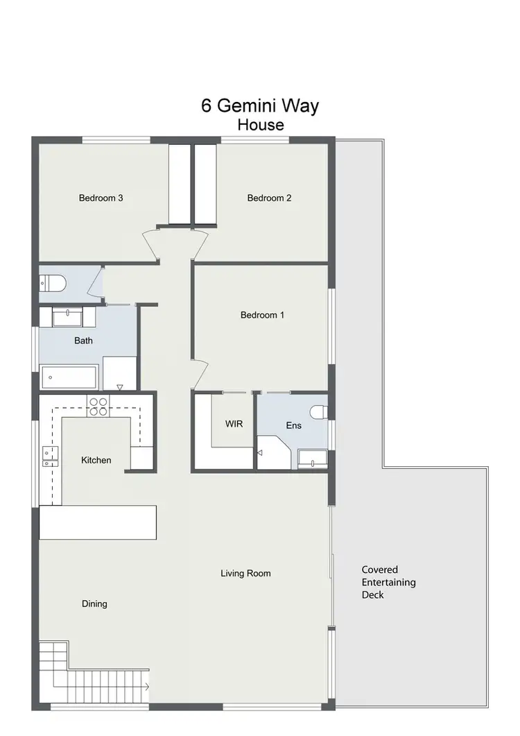 Floorplan of Homely house listing, 6 Gemini Way, Narrawallee NSW 2539