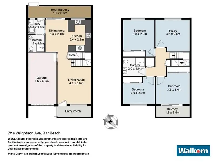 Floorplan of Homely unit listing, 7/1A Wrightson Avenue, Bar Beach NSW 2300