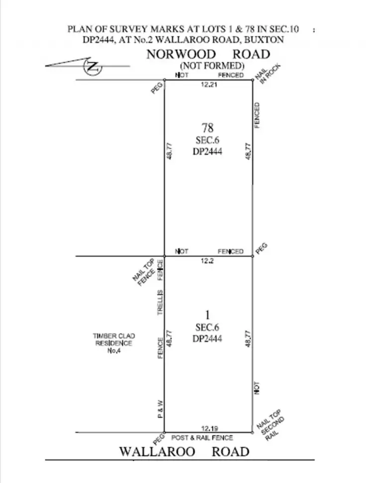 Floorplan of Homely land listing, 2 Wallaroo Road, Buxton NSW 2571