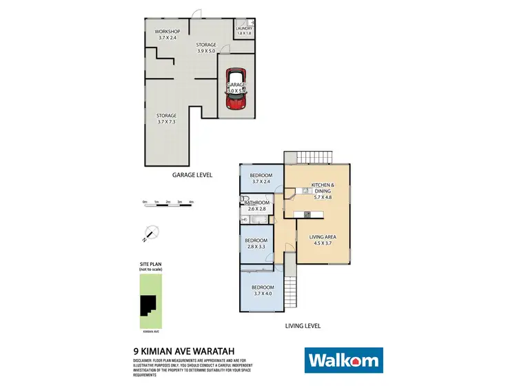 Floorplan of Homely house listing, 9 Kimian Avenue, Waratah West NSW 2298