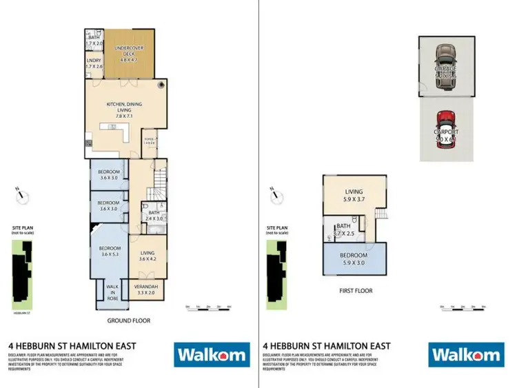 Floorplan of Homely house listing, 4 Hebburn Street, Hamilton East NSW 2303