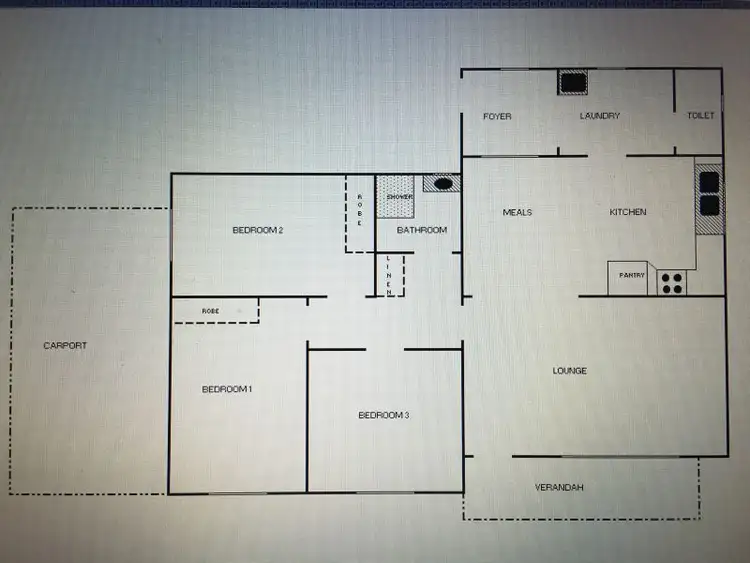 Floorplan of Homely house listing, 43 Railway Terrace, Renmark SA 5341