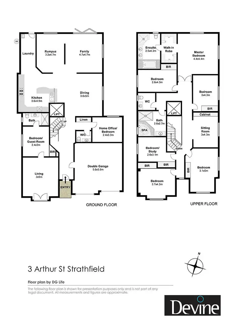 Floorplan of Homely house listing, 3 Arthur Street, Strathfield NSW 2135