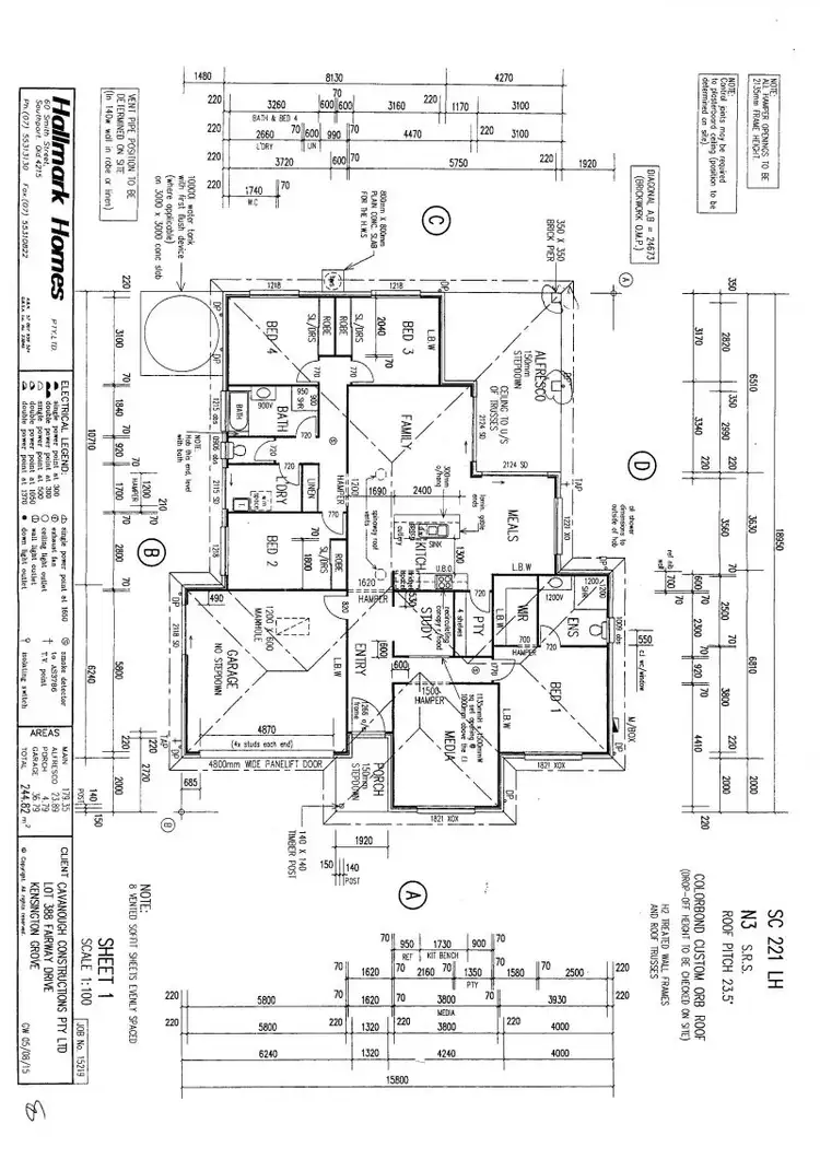 Floorplan of Homely rural property listing, 65 Fairway Drive, Kensington Grove QLD 4341