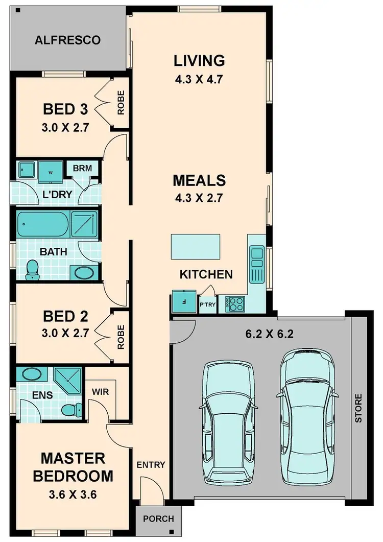 Floorplan of Homely unit listing, 11/5 EDEN PLACE, Wallan VIC 3756