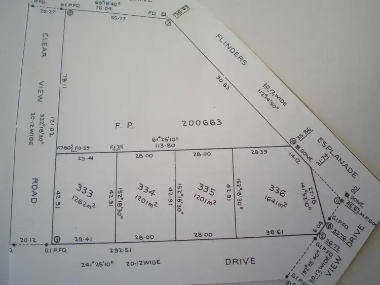 Floorplan of Homely land listing, 70 (Lot 336) North Flinders Esplanade, Weeroona Island SA 5495