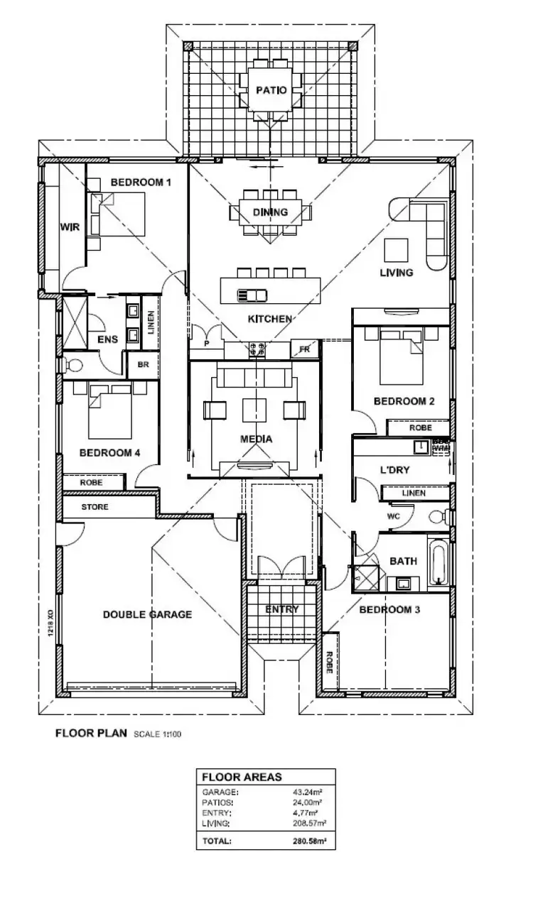 Floorplan of Homely house listing, 26 Greenvale Close, Smithfield QLD 4878