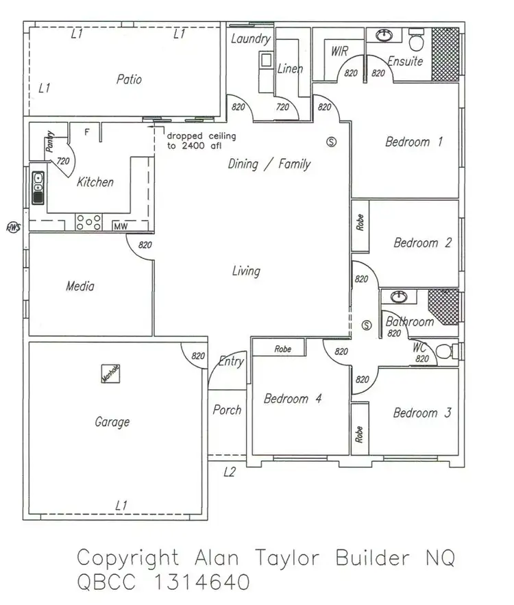 Floorplan of Homely house listing, 10 Marino Close, Redlynch QLD 4870
