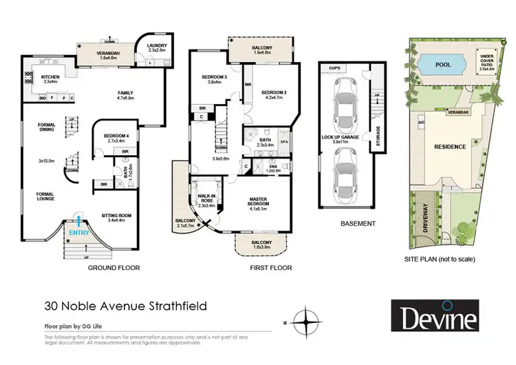 Floorplan of Homely house listing, 30 Noble Avenue, Strathfield NSW 2135