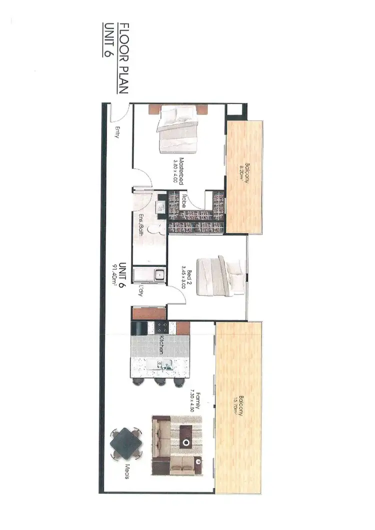 Floorplan of Homely apartment listing, 6/541 Plenty Road, Preston VIC 3072