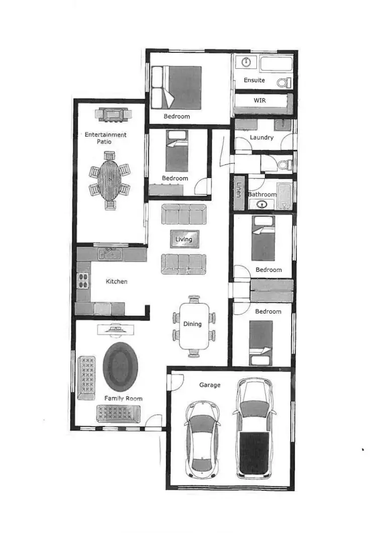 Floorplan of Homely house listing, 3 Keeper Court, Mount Louisa QLD 4814