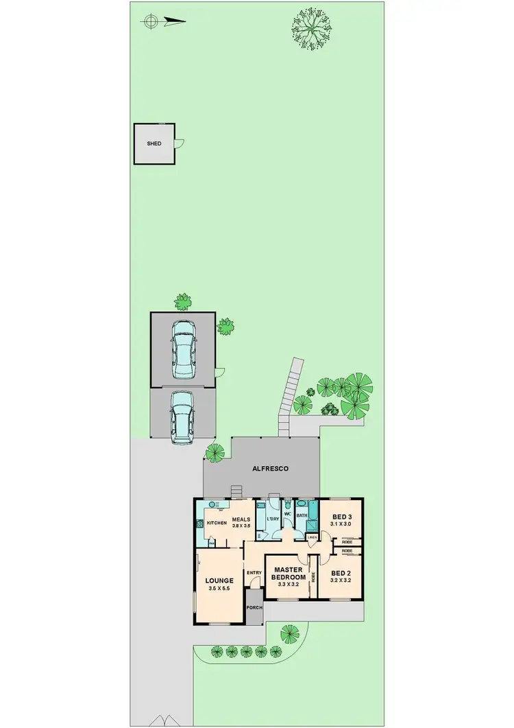 Floorplan of Homely house listing, 17 MCKENZIE STREET, Broadford VIC 3658