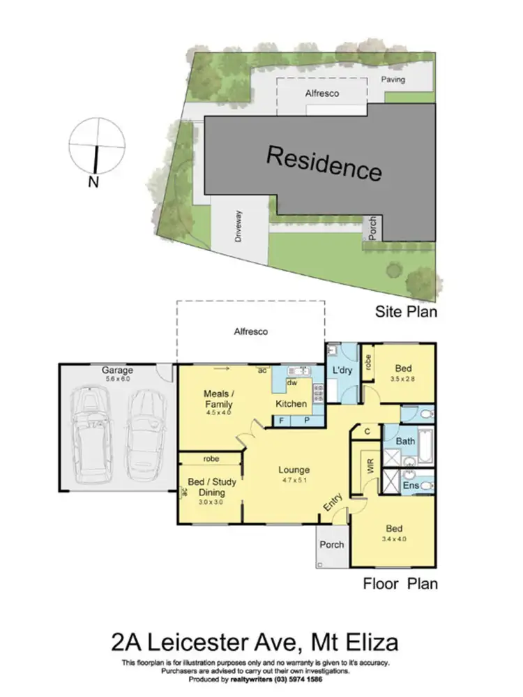 Floorplan of Homely house listing, 2A Leicester Avenue, Mount Eliza VIC 3930