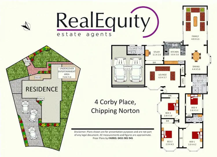 Floorplan of Homely house listing, 4 Corby Place, Chipping Norton NSW 2170
