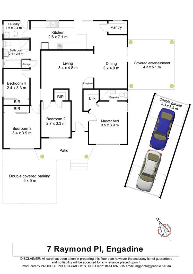 Floorplan of Homely house listing, 7 Raymond Place, Engadine NSW 2233