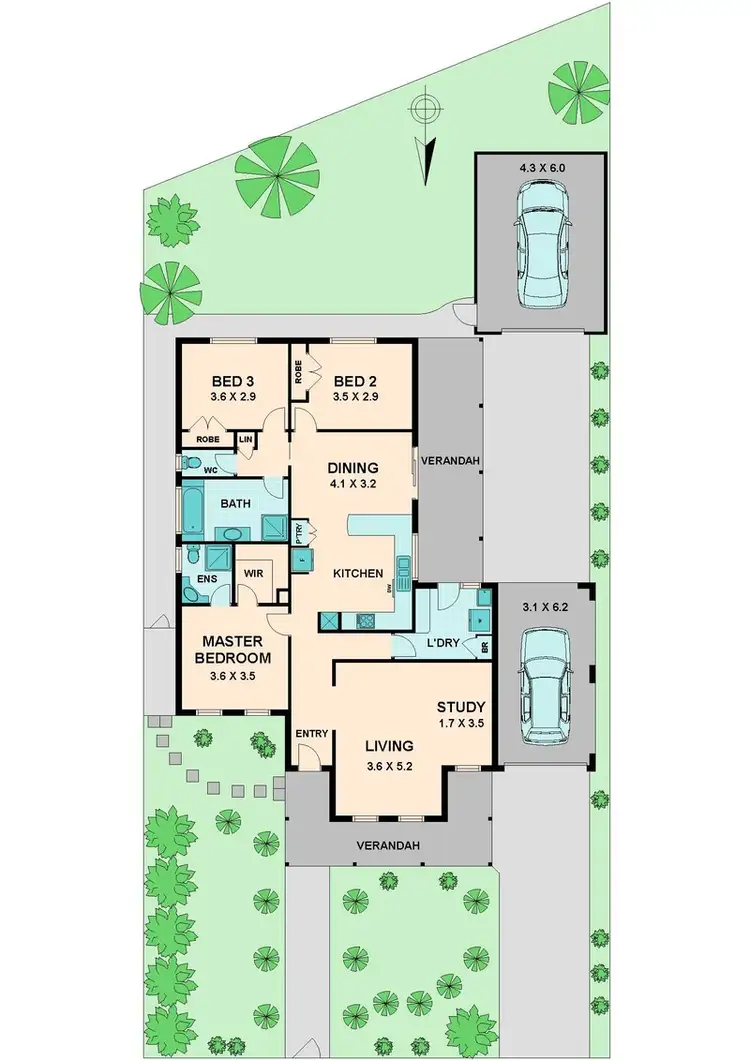 Floorplan of Homely house listing, 44 SHORT STREET, Broadford VIC 3658