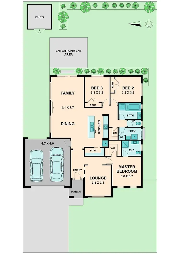 Floorplan of Homely house listing, 12 PROSPECT PLACE, Wallan VIC 3756
