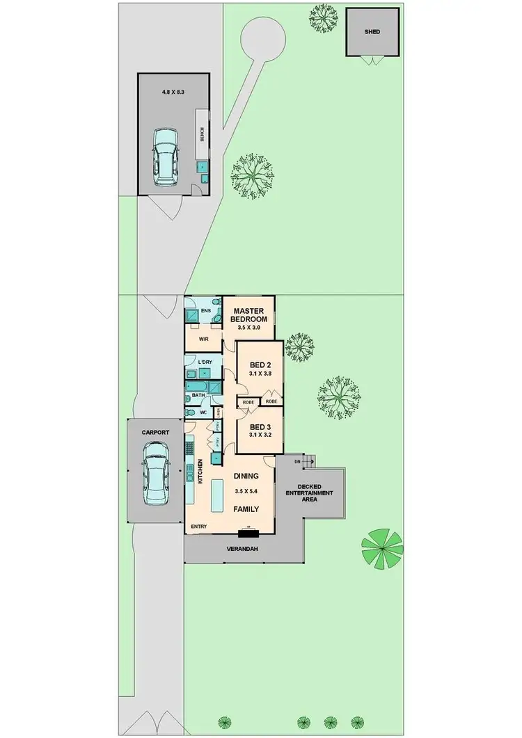 Floorplan of Homely house listing, 16 ARMSTRONG STREET, Euroa VIC 3666