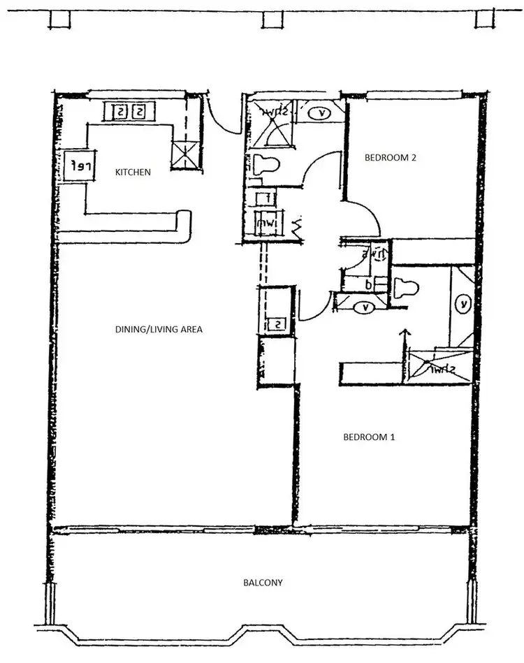 Floorplan of Homely apartment listing, 207 Frangipani Lodge, Hamilton Island QLD 4803