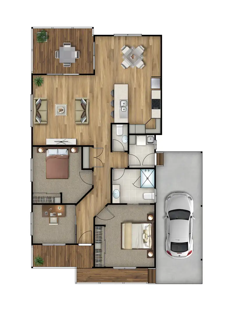 Floorplan of Homely house listing, 211/1A Stockton Street, Morisset NSW 2264