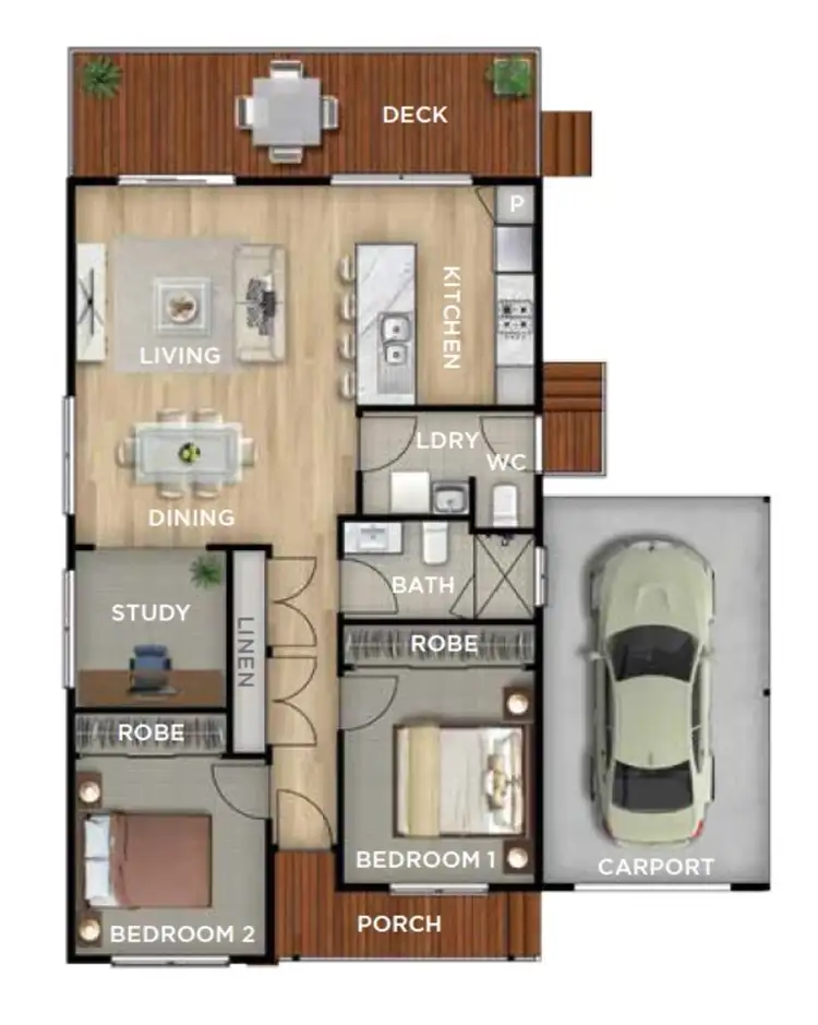 Floorplan of Homely house listing, 165/40 Watt Street, Lara VIC 3212