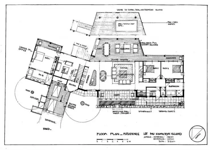 Floorplan of Homely house listing, Blue Pearl/3 Coral Sea Avenue, Hamilton Island QLD 4803