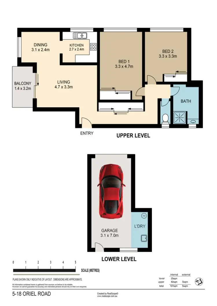 Floorplan of Homely apartment listing, 5/18 Oriel Road, Clayfield QLD 4011