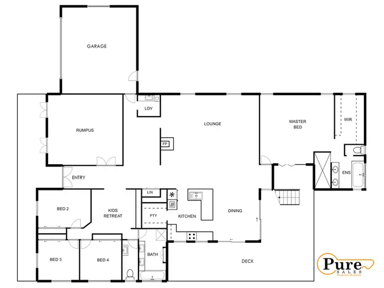 Floorplan of Homely house listing, 12 Bauer Drive, Mundoolun QLD 4285